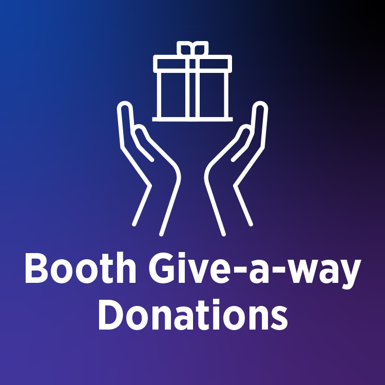 Booth Give-a-way Donations